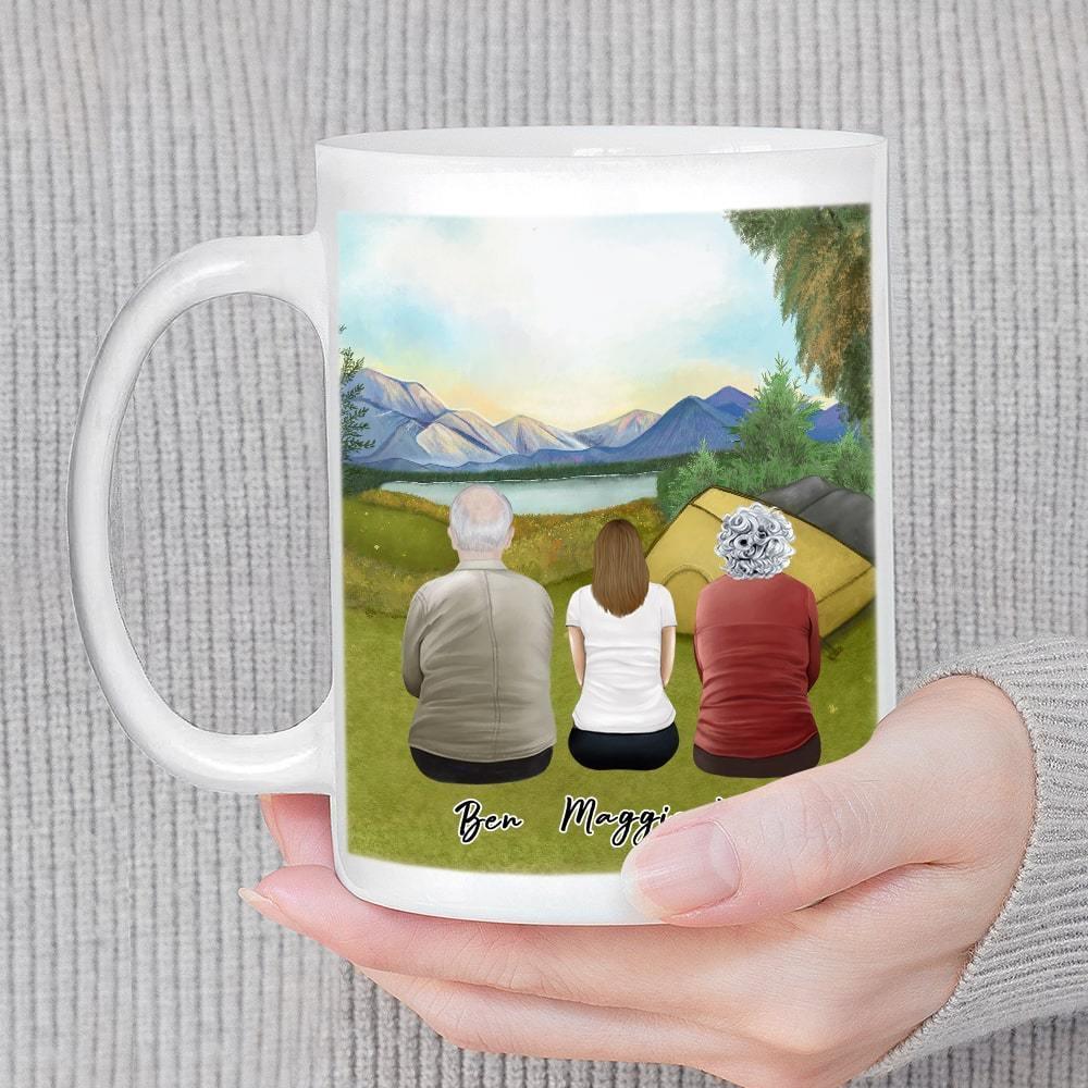 Camping Personalized Family Coffee Mug