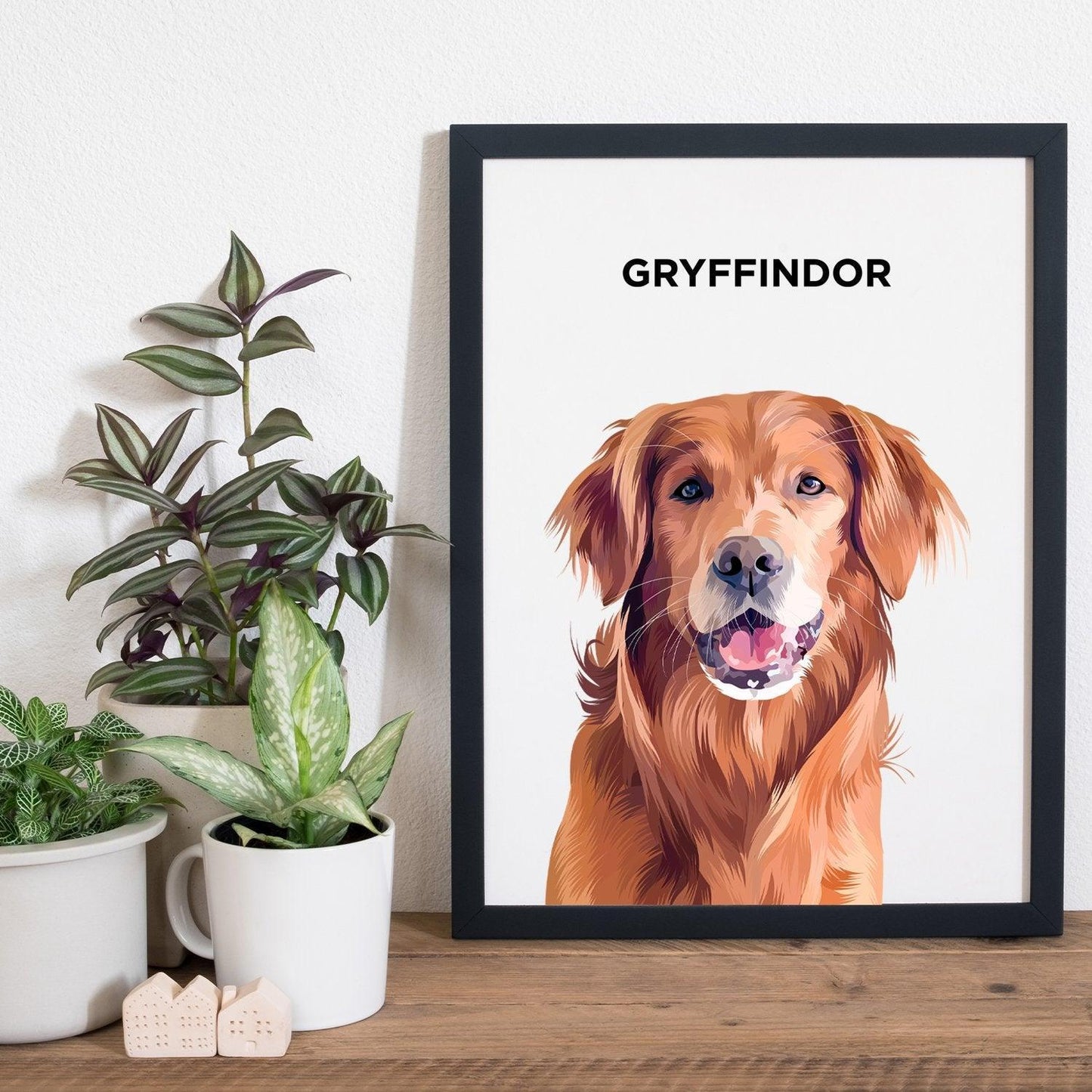 Custom Modern Pet Portrait