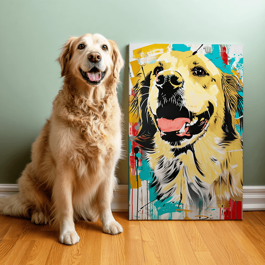 Abstract Style - Dog Portrait