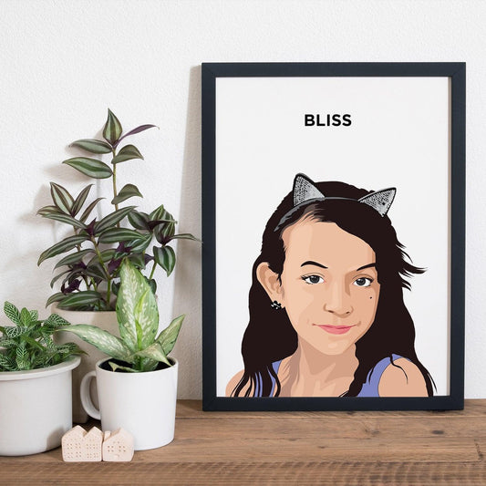 Custom Modern Family Portrait