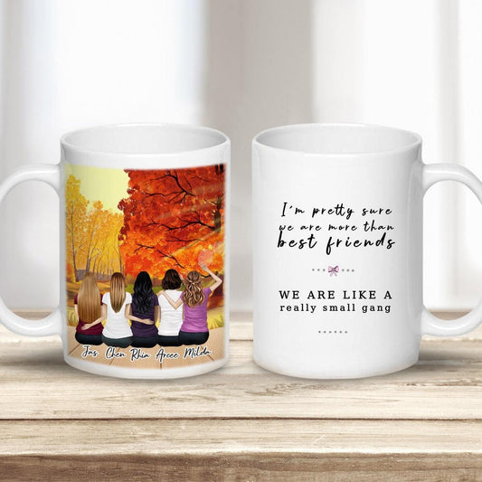 Fall Personalized Best Friend Or Sister Coffee Mug
